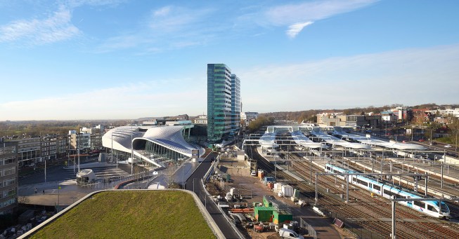 View looking west
