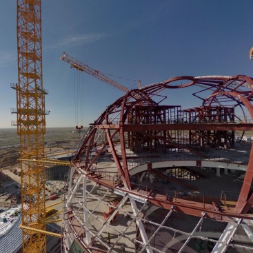 Construction progress, June 2016