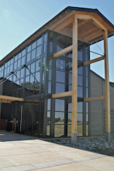 Tubelite's 400 Series curtainwall featured on Montana's Pompeys Pillar National Monument