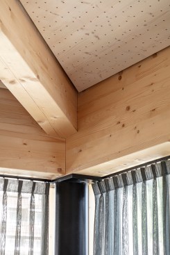 construction detail / as a very workable and durable material, wood was an indispensable raw material in this project.