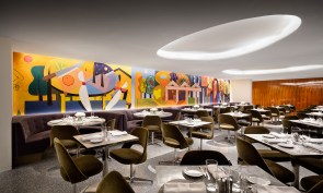 The interior of Freds restaurant