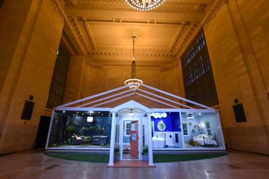 Behr Paint brings its 2018 Color Trends palette to life with an experiential Pop-Up Trend Home in the iconic Grand Central Terminal in New York, Tuesday, Aug. 8, 2017. (Photo by Diane Bondareff/AP Images for Behr Paint)