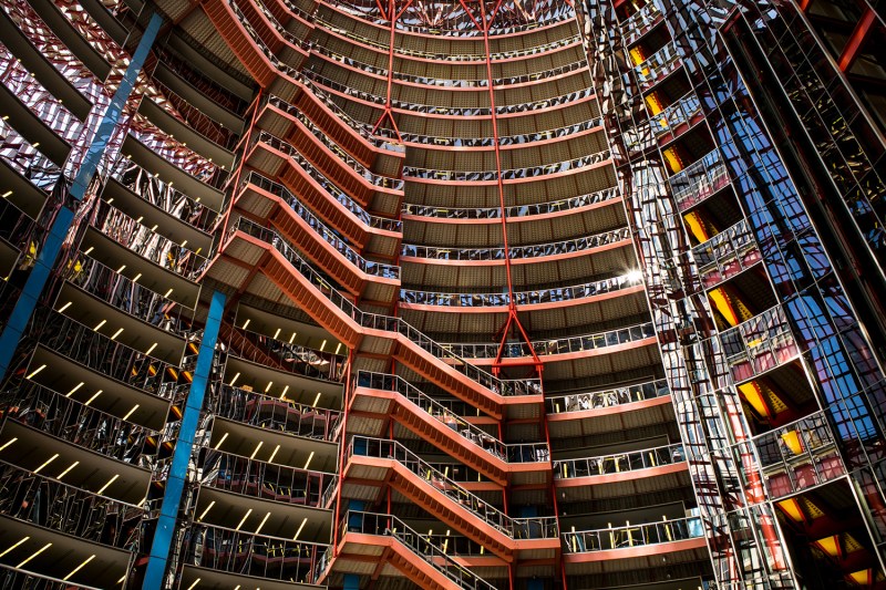 The James R. Thompson Center, Chicago, by Helmut Jahn.&nbsp;