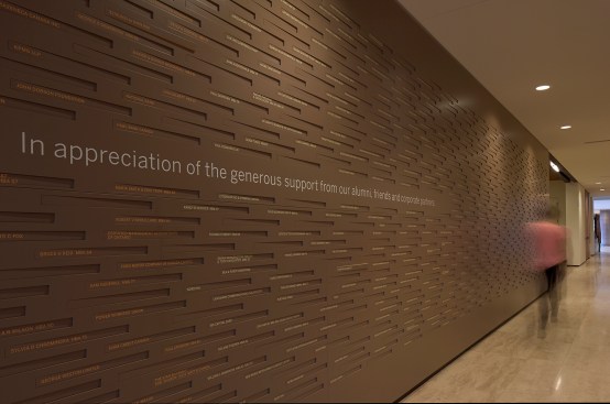 Detail of secondary Donor Wall