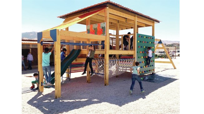 A GDI playspace in Lebanon