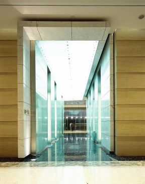 Moon gate lobby