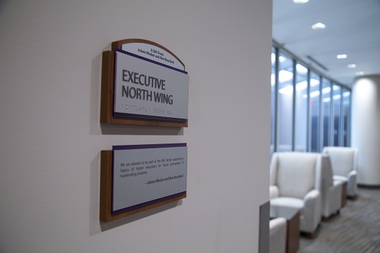 KSU College of Business wayfinding