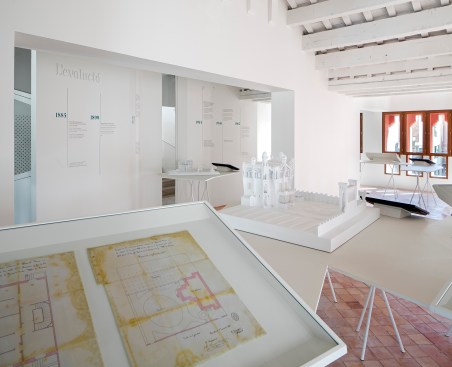 The museum contains both temporary and permanent exhibition space, such as this third-floor gallery.