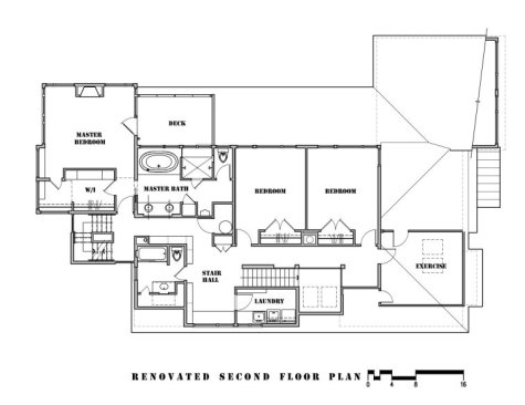 Renovated 2nd floor plan