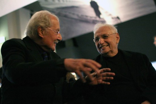 Parent with Frank Gehry in 2010