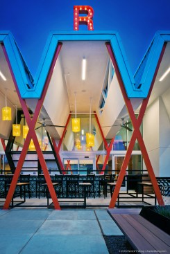 Torchy’s Tacos on SoCo designed by Chioco Design with steel fabrication and construction by The Salinas Group.