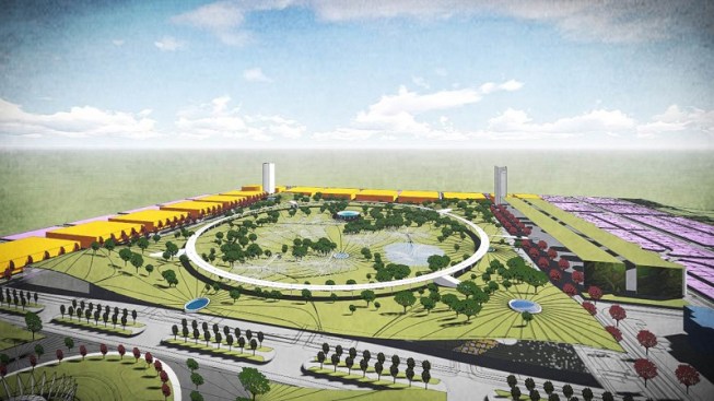 A medical tourism campus envisioned for the Miramar district of Havana, a rendering from the 2015 Havana International Charette on Urban Design, organized by P&eacute;rez-Hern&aacute;ndez&nbsp;