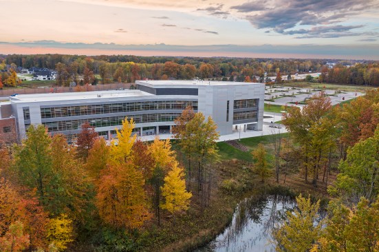 Liberal Arts & Technology Building, Cuyahoga Community College, in Westlake, Ohio, designed by Moody Nolan