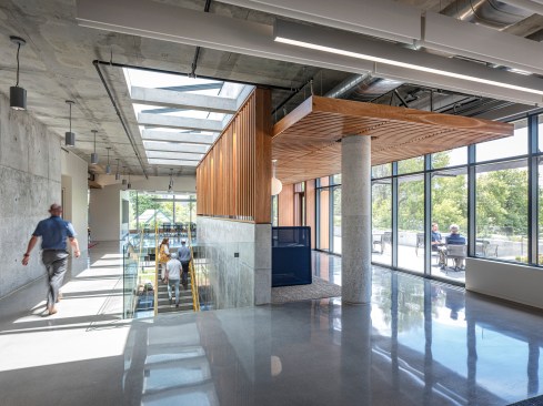 Drawing on Okland’s spirit of collaboration and origin as skilled carpenters and shipbuilders, material exploration defined the design process. 