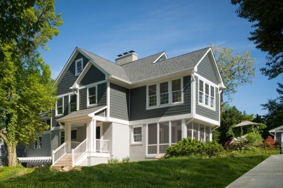 Front view of the Bethesda home