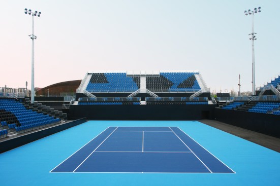 Center court.