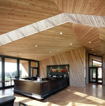 Tasting room interior.