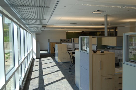 General work area bathed in natural light