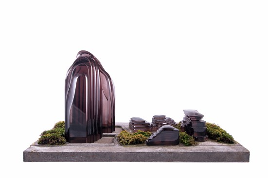 Chaoyang Park PlazaMaterials: concrete and resin