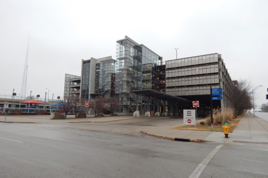 Parking garage going up in Des Moines