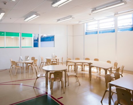 Lacking space for required additional classrooms, the challenge for this New York City community charter school was to create a hybrid design that would provide quality spaces for learning that were flexible, removable, cost-effective, acoustically quiet and aesthetically delightful.