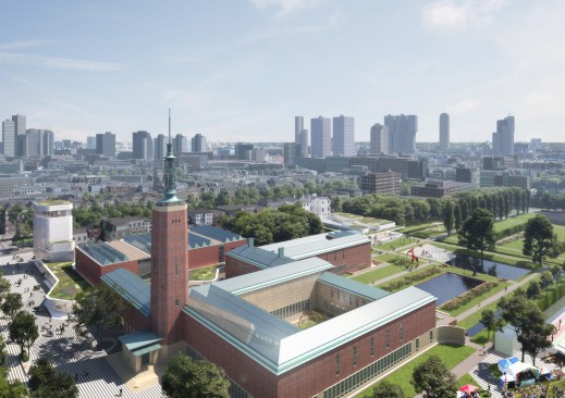 The history of the Land of Hoboken, Witteveen, Van der Steur and Yves Brunier can be felt in the Museum Park. Mecanoo adds sustainable components: more water, more nature and more biodiversity. In a contemporary city park, users and visitors want to be able to move, relax, play and meet.
