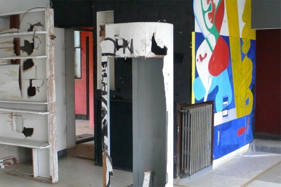 Damage at E-1027 pre-renovation&nbsp;