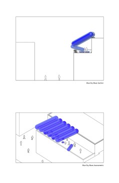 03_Blue Sky Blues section & axonometric