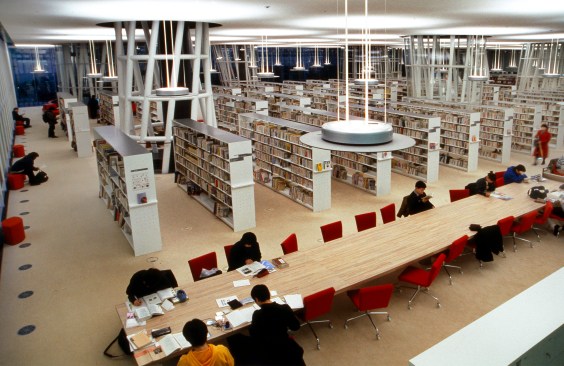 Sendai Mediatheque, Sendai-shi, Miyagi, Japan.
