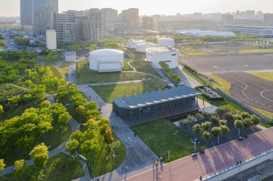 Bird-Eye View of Urban Forest and Project Space