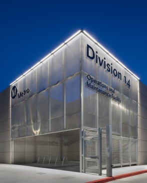 Metro Division 14 Expo Light Rail Operations and Maintenance Facility in Santa Monica, Calif.