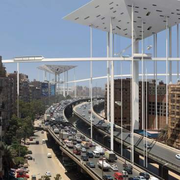 The cultural pyramids besiege the city of Cairo