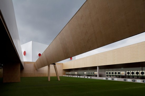 A long-distance shooting range.