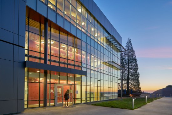 Entry detail, LBNL Building 33 by RMW architecture & interiors