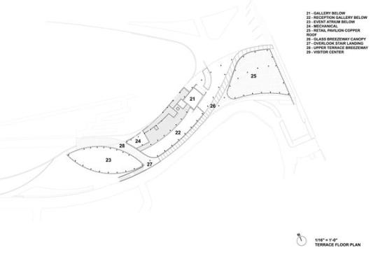 Terrace-level plan