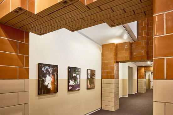 Independent Architecture designed the Five Rooms installation, in collaboration with Chicago-based Paul Preissner Architects, for the 2017 Chicago Architecture Biennial. The teams constructed freestanding glazed tile walls at the Chicago Cultural Center to better define the gallery and corridor space.