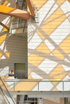 Daniel Buren,  "Observatory of Light," work in situ, 2016, Fondation Louis Vuitton, Paris, 2016.