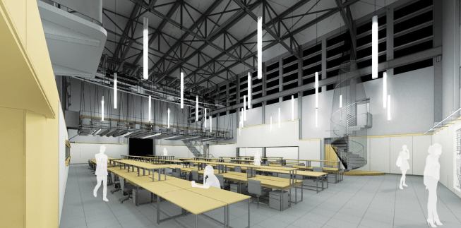 The architects' charge in the restoration and adaptive reuse of the Hinman Research Building was twofold: Preserve the pedagogical ideals of the original 1930s building (and its architect, Paul M. Heffernan), and transform the building into a flexible and functional home for the College of Architecture.