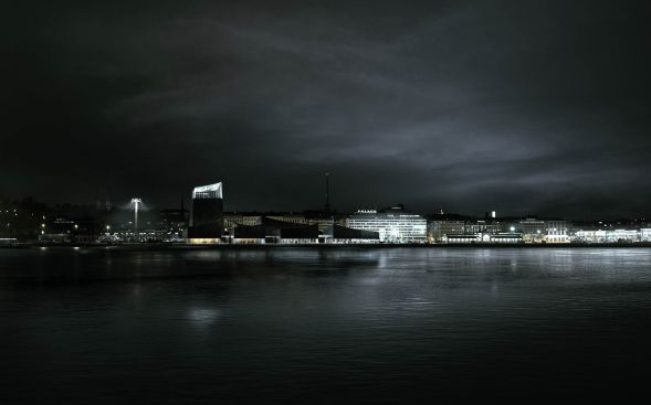 Moreau Kusunoki's competition-winning design, dubbed "Art in the City," envisions a series of domestically-scaled art pavilions with a tall lookout tower, like a lighthouse along the edge of Helsinki's harbor.&nbsp;