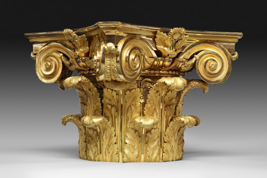 "Column Capital" by Pierre Gouthière, likely designed by François-Joseph Bélanger (ca. 1775−80)