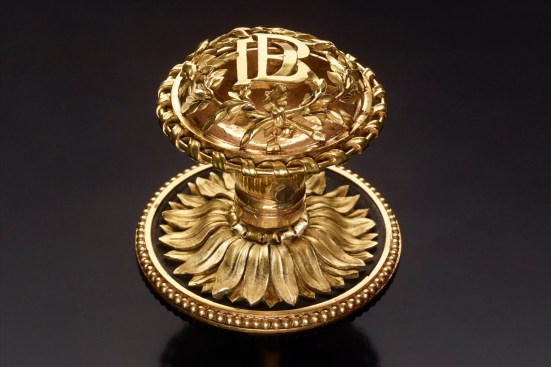 Knob for a French window by Pierre Gouthière, designed by Claude-Nicolas Ledoux (ca. 1770)