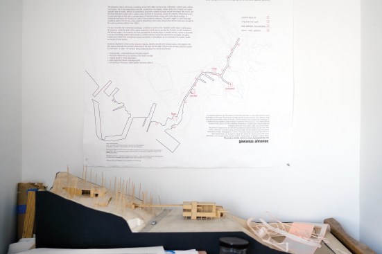 The firm’s large-scale work includes a proposal for a series of ecological field stations along the length of Brooklyn’s Gowanus Canal.