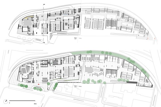 Ground floor and first floor plans