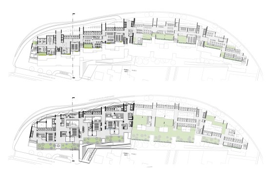 Fifth and ninth floor plans