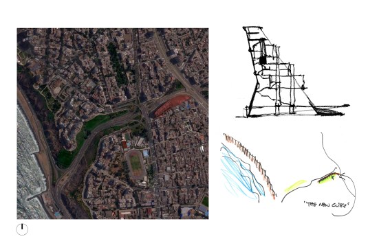 Site plan and concept sketch