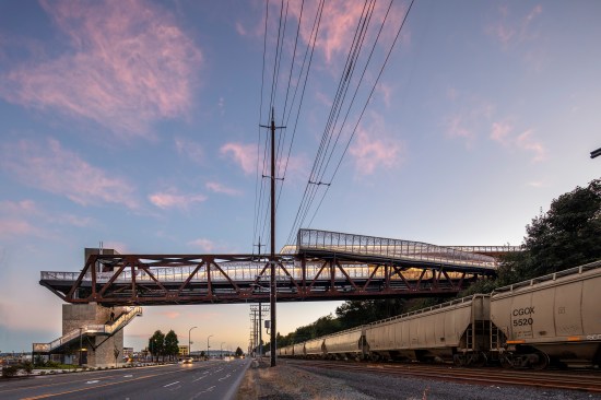 Grand Avenue Park Bridge in Everett, Wash.