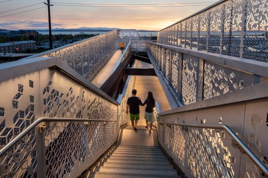 Grand Avenue Park Bridge in Everett, Wash.