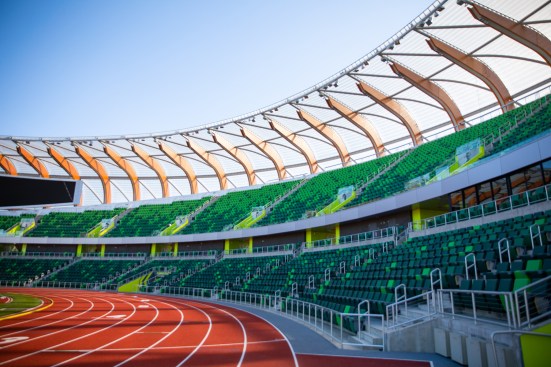Hayward Field at the University of Oregon