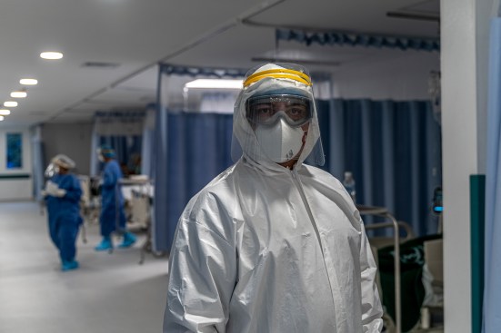 Medical personnel, Hospital La Margarita by Kainsa, Puebla, Mexico