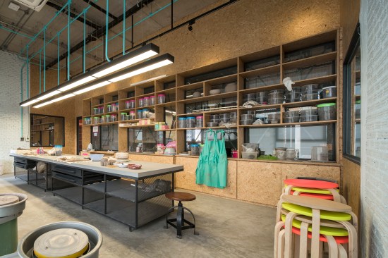 Ceramic workshop for artist use